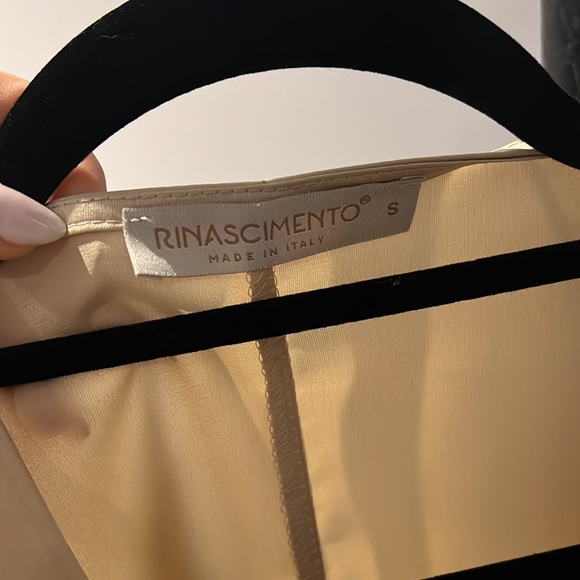 Champagne Feather Blouse - Picture 3 of 3